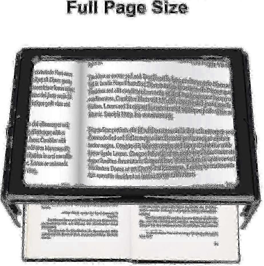 Lupa do czytania z oświetleniem, model 2024 – ulepszone powiększenie 3x, kompatybilność z Walkbee