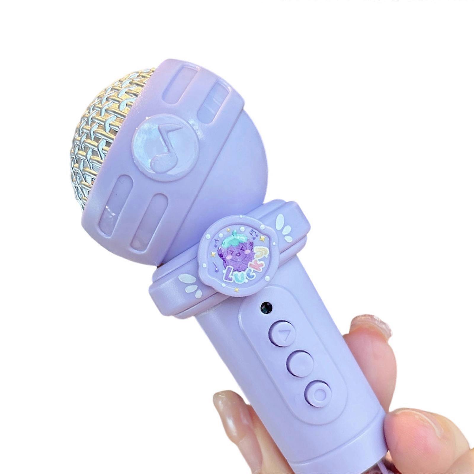 Fun Novelty Keychain Voice Recorder Single Touch Recording Machine Ornament Ideal for Meetings Lectures Gifts  Purple