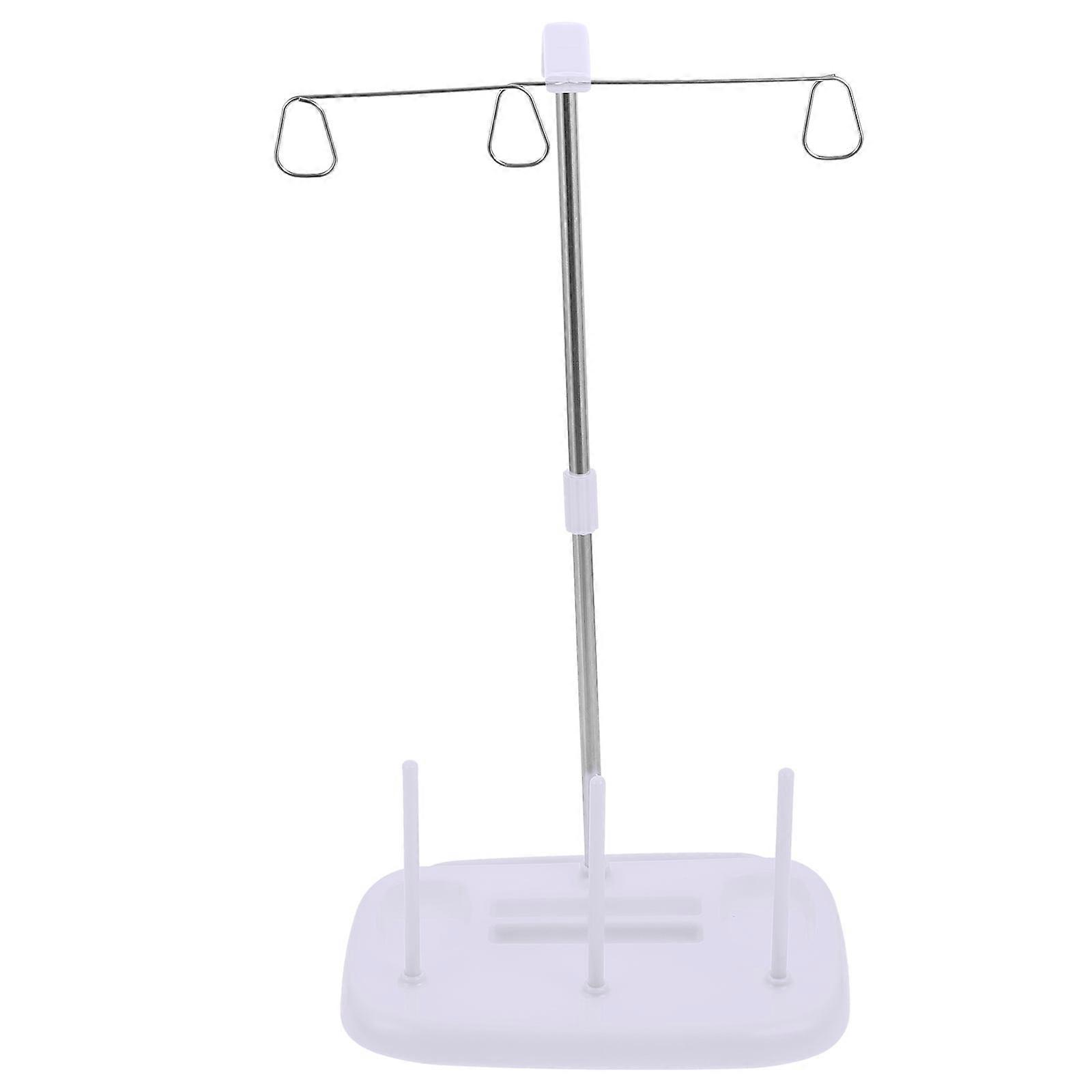 Sewing Machine Thread Stand Needles Accessory Embroidery Bobbins Accessories White Plastic