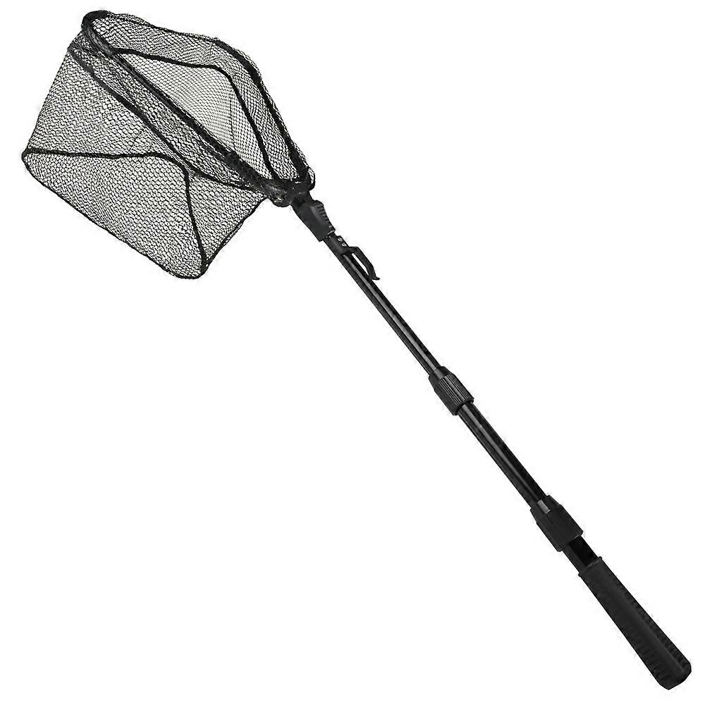 43-92CM Fishing Net with Telescopic Rod Handle Fishing Landing Net for Kayak Salmon Catfish Trout Easy to Catch and Release