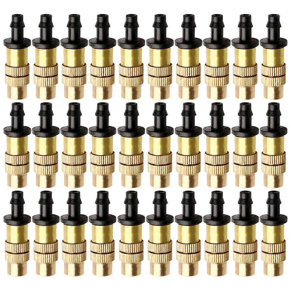 Adjustable Spray Irrigation System Nozzle Made of Copper 50Pcs Set