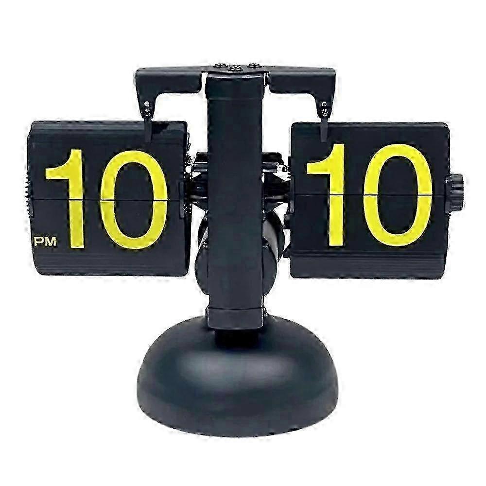 Automatic Flip Page Clock Home Retro Balance Page Turning Table Clock