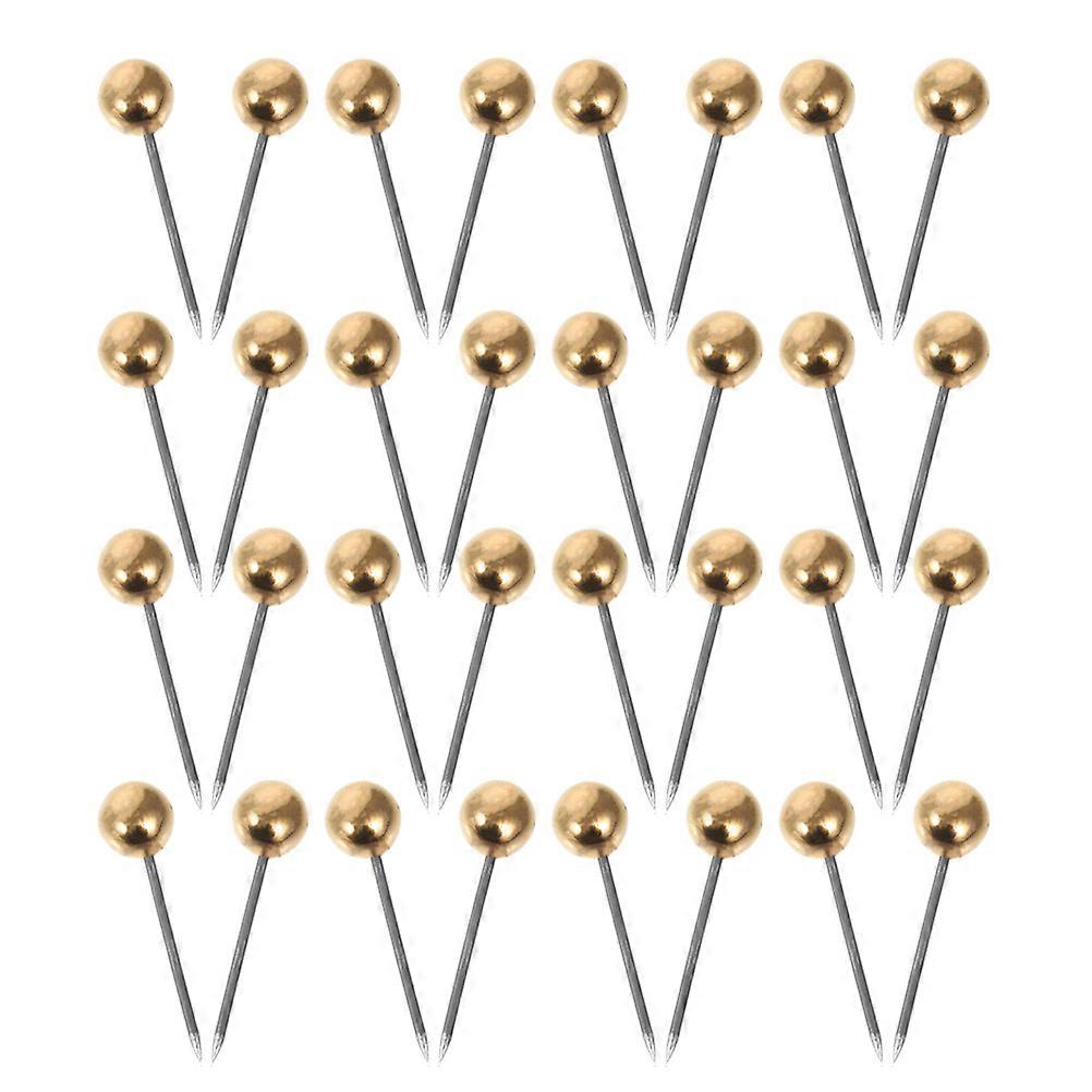 Golden Round Ball Push Pins for Map Fixing 500Pcs Stylish Bulletin Board Pins