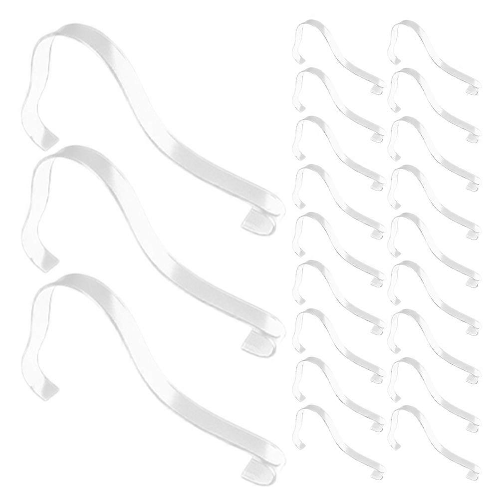 Sandals Inner Support Shoe Display Rack for High Heel Shoes 24Pcs Transparent