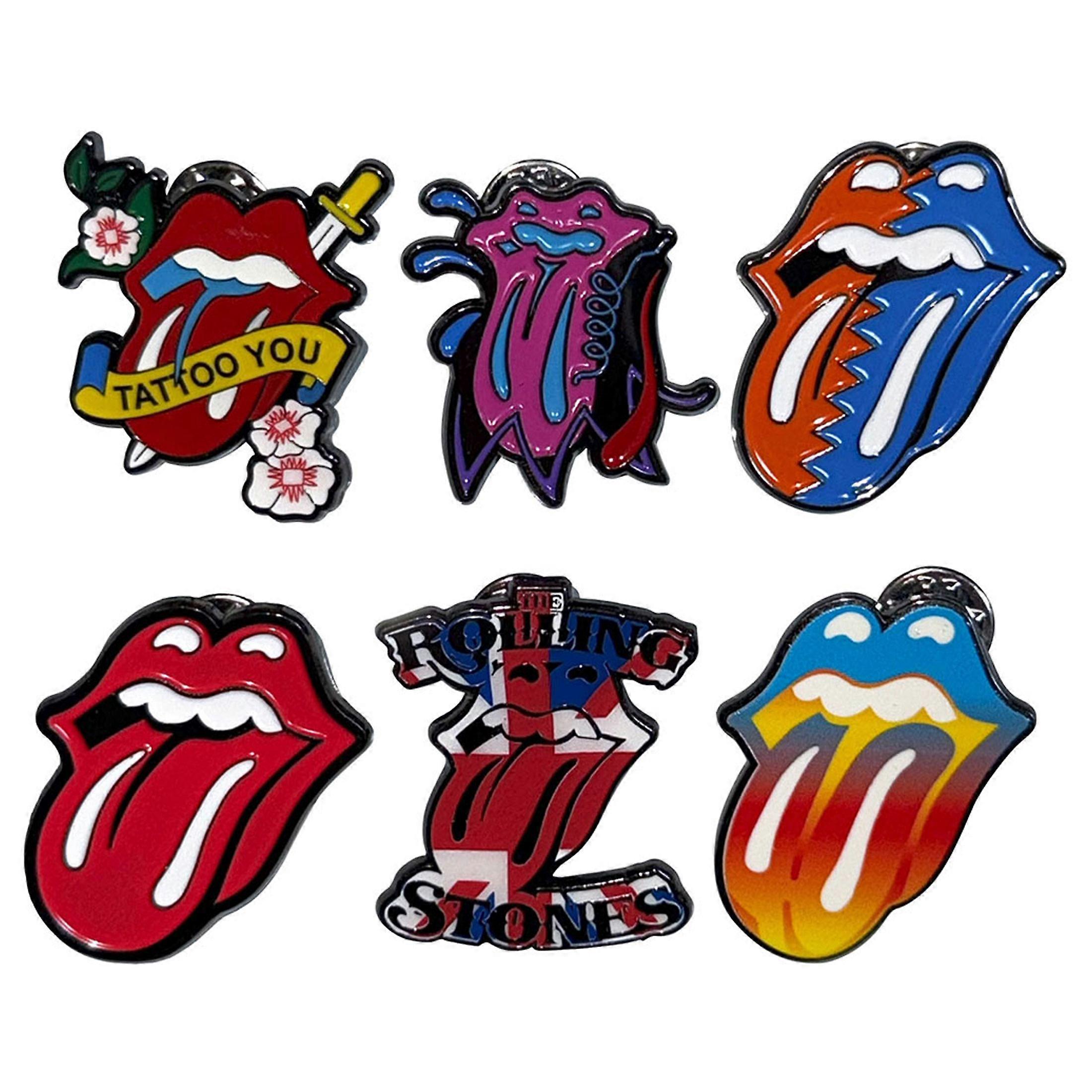 Rolling Stones Tongues Evolution Pin-set
