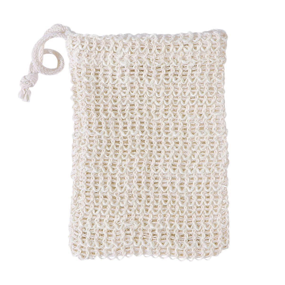2pcs Exfoliating Soap Saver Bag with Drawstring, Mesh Pouch for Rich Lather and Quick Drying