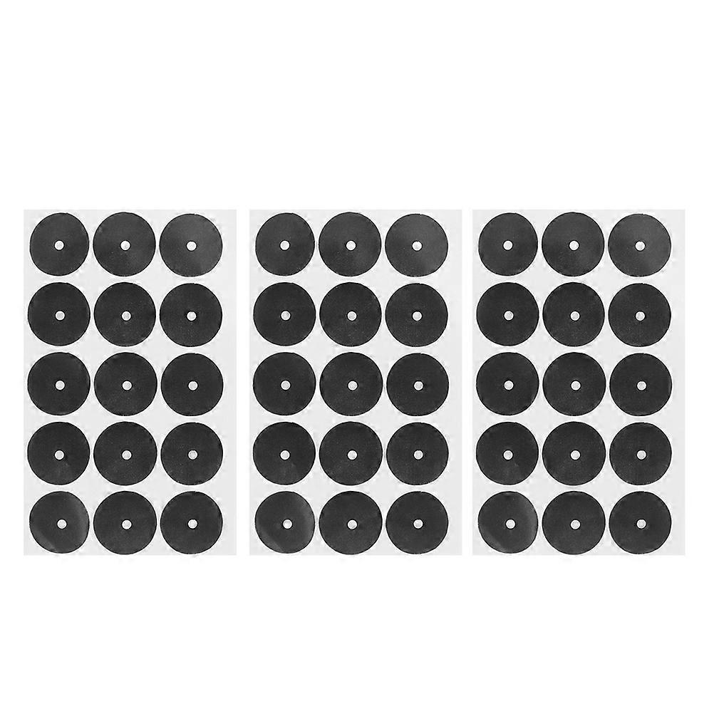 3 Sheets of Pool Table Marker Dots Billiard Dot Stickers Black Snooker Spots