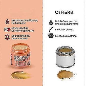 1-3x Olio di Batana Crudo per la Crescita dei Capelli - Olio per la Crescita dei Capelli Batana Puro e Biologico dall'Honduras per Capelli Naturali Spessi e Forti, 120ml