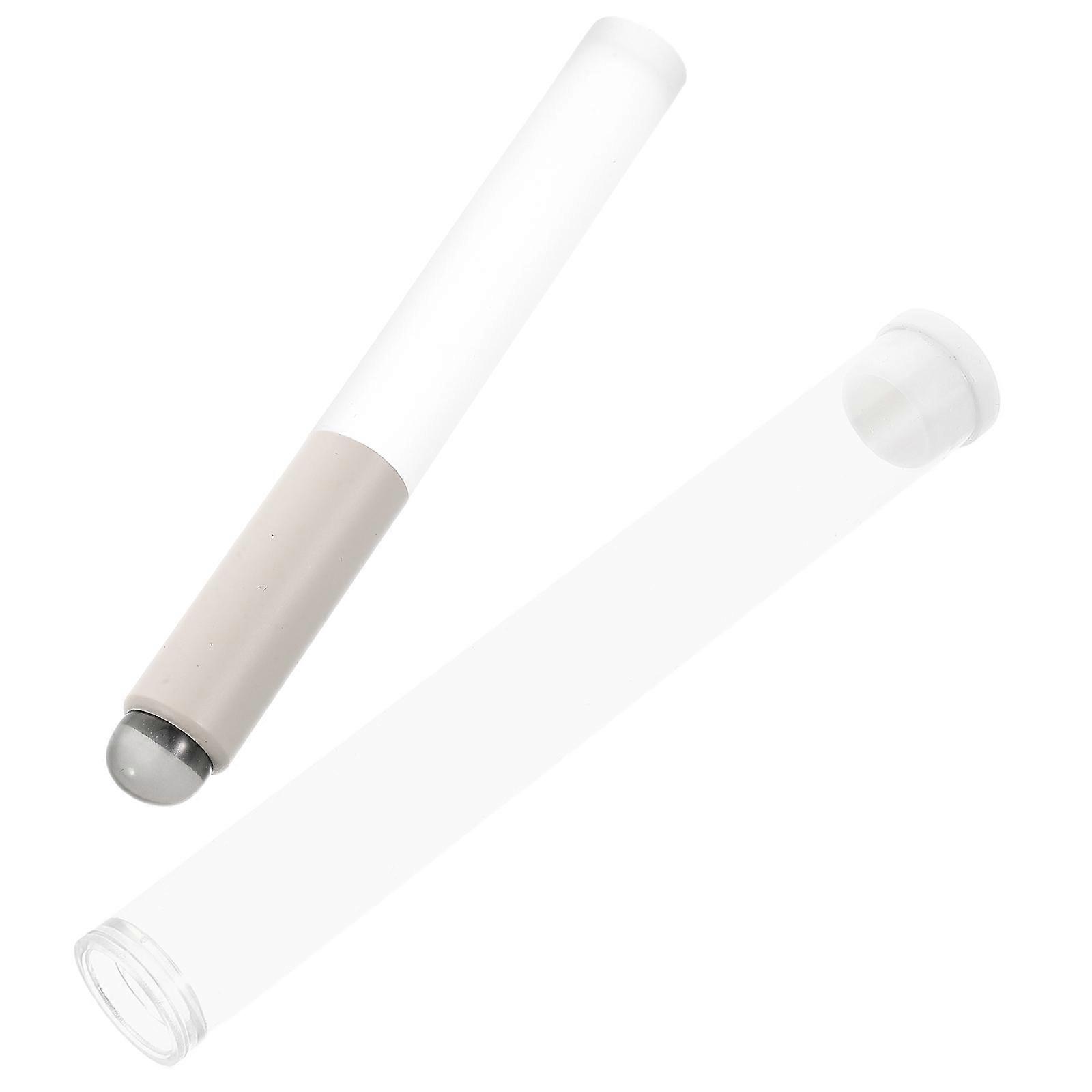 Silicone Lip Brush Round Head for Makeup White Portable Lip Applicator