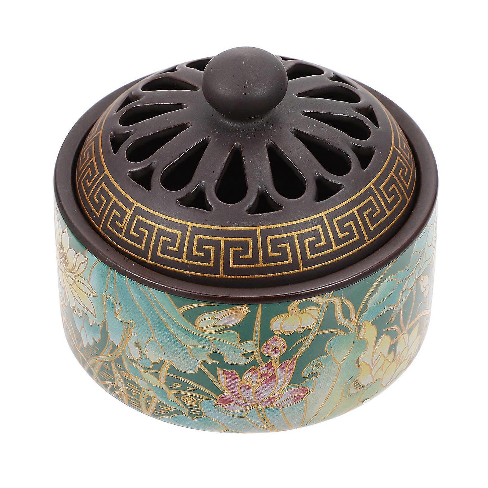 Creative Censer Holder for Aromatherapy with 3Pcs Ceramic Burners