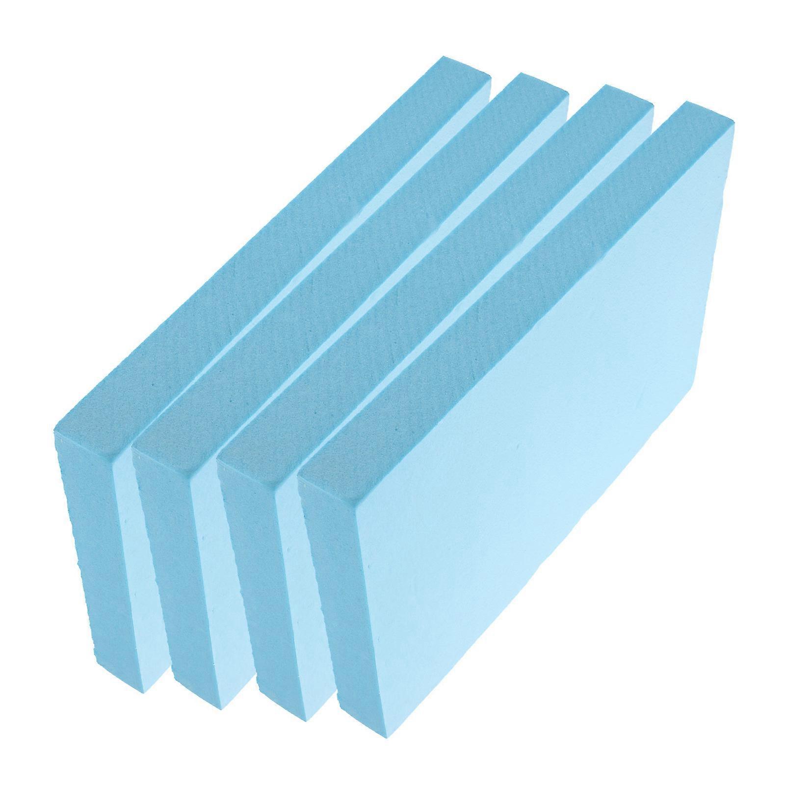 4Pcs Blue Craft Foam Block Polystyrene Foam Bricks for DIY Sculpting