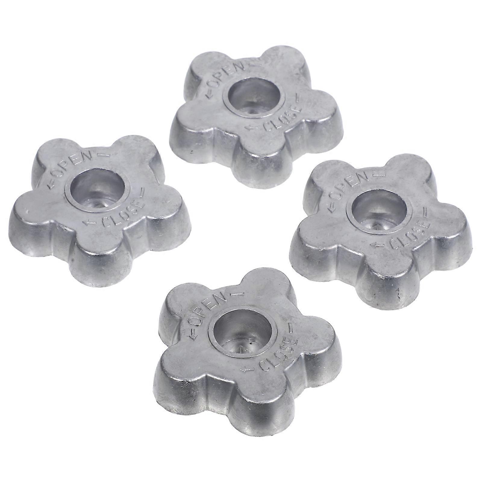 Aluminum Alloy Valve Control Handle for Industrial Operation 4Pcs Set