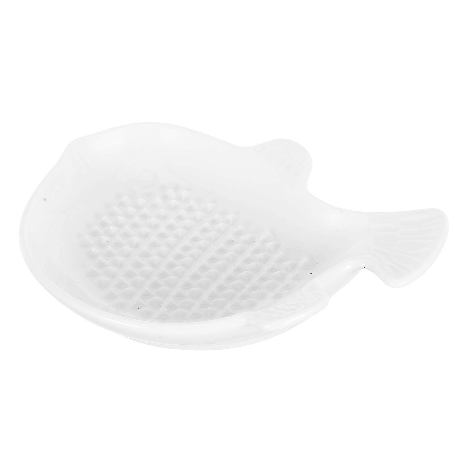 Ceramic Ginger for Kitchen Use White Color Lightweight and Portable Multifunctional Design