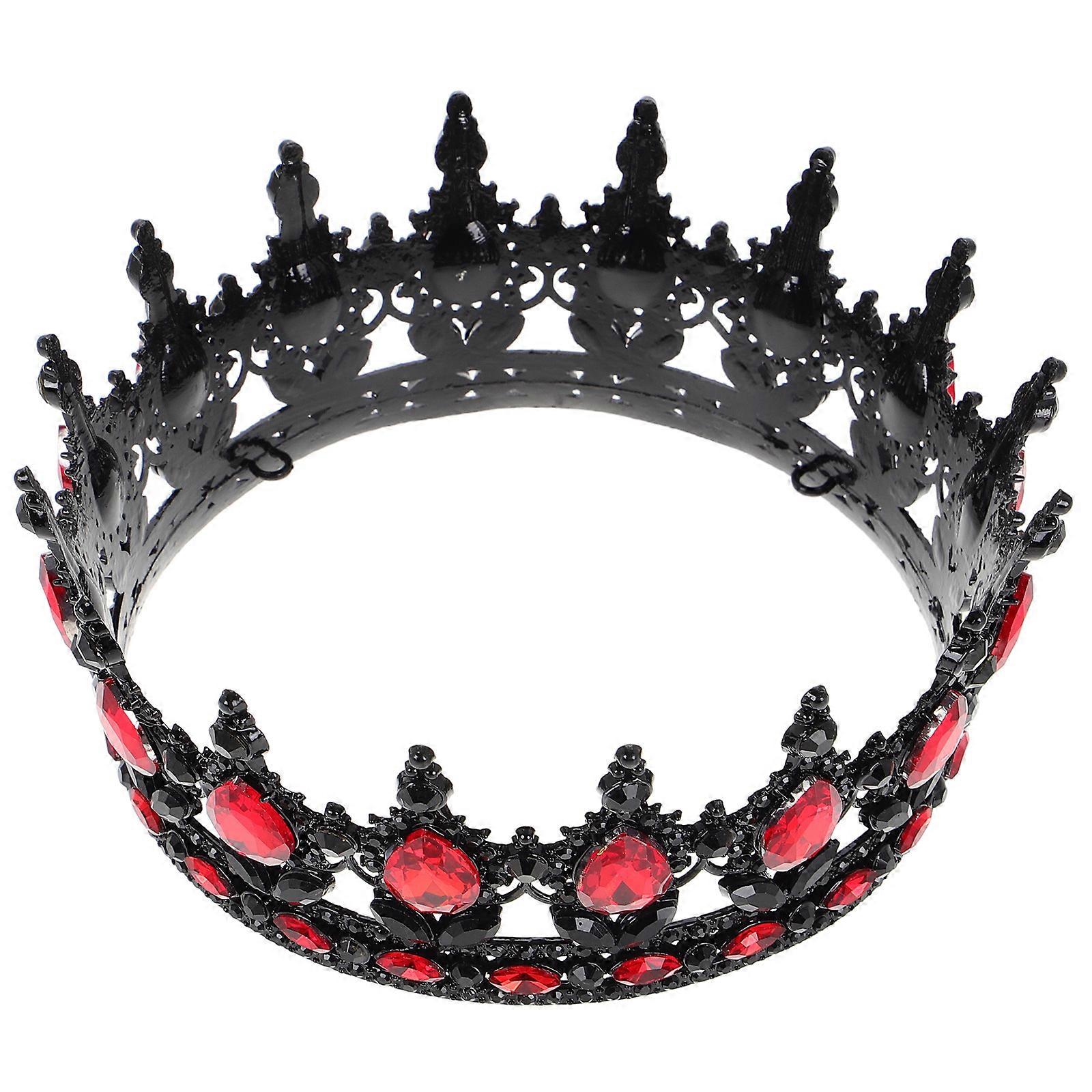 Baroque Crowns Gothic Tiara for Decoration Alloy Material