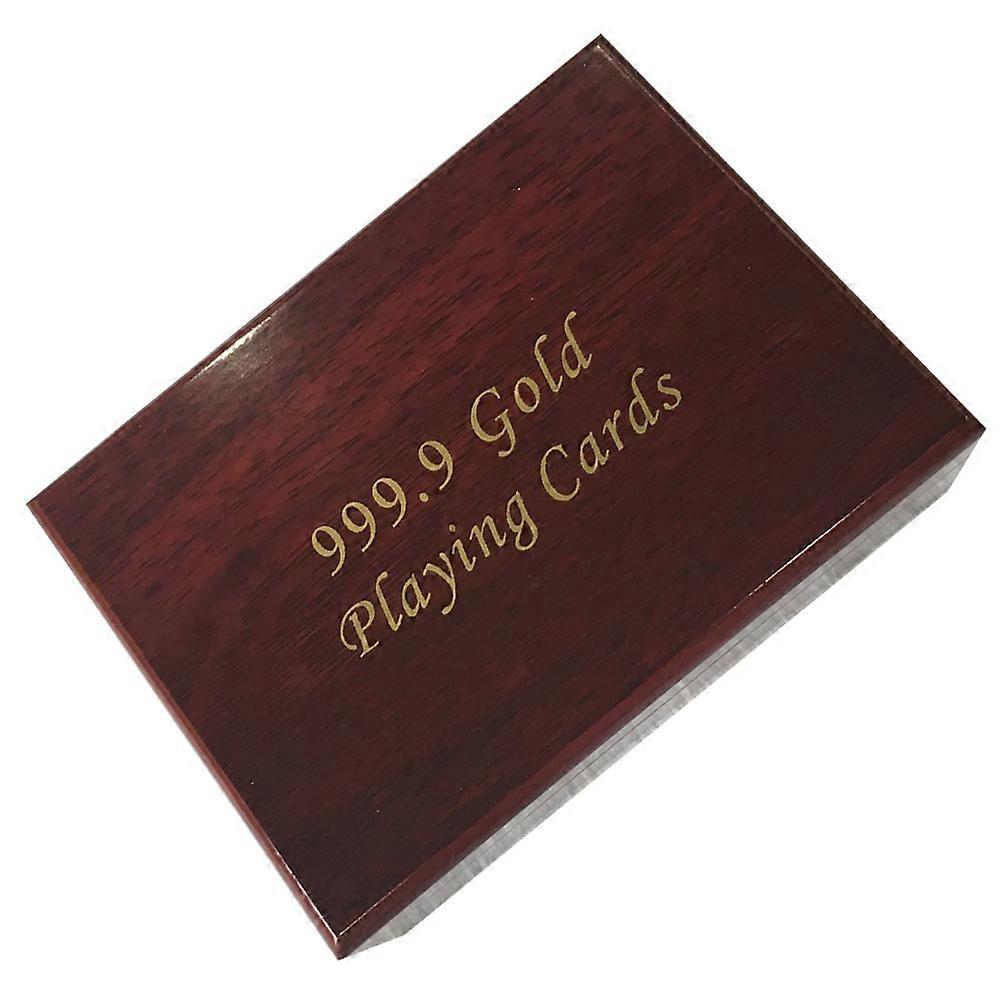 Trinket Boxes Playing Card Organizer Office Organization Gold Multi-functional Storage 1Pcs