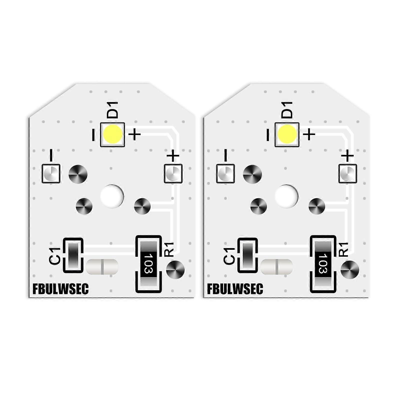 WR55X25754 LED Light Replacement Bulb 2 Pack for GE Refrigerator, Energy Saving, Easy Install