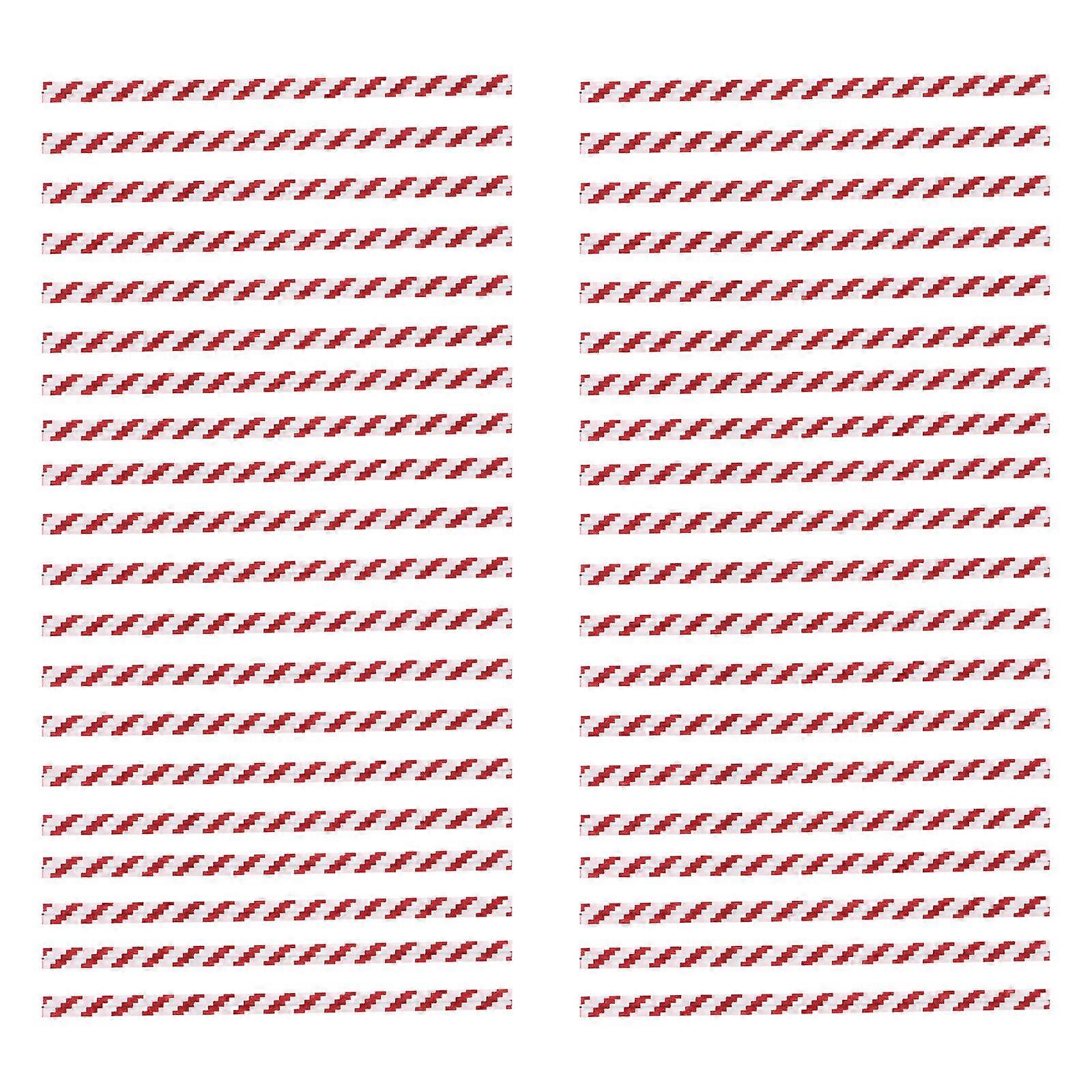 Red Stripe Closure Ties for Packing 1400Pcs Bread Bag Ties Baking Package