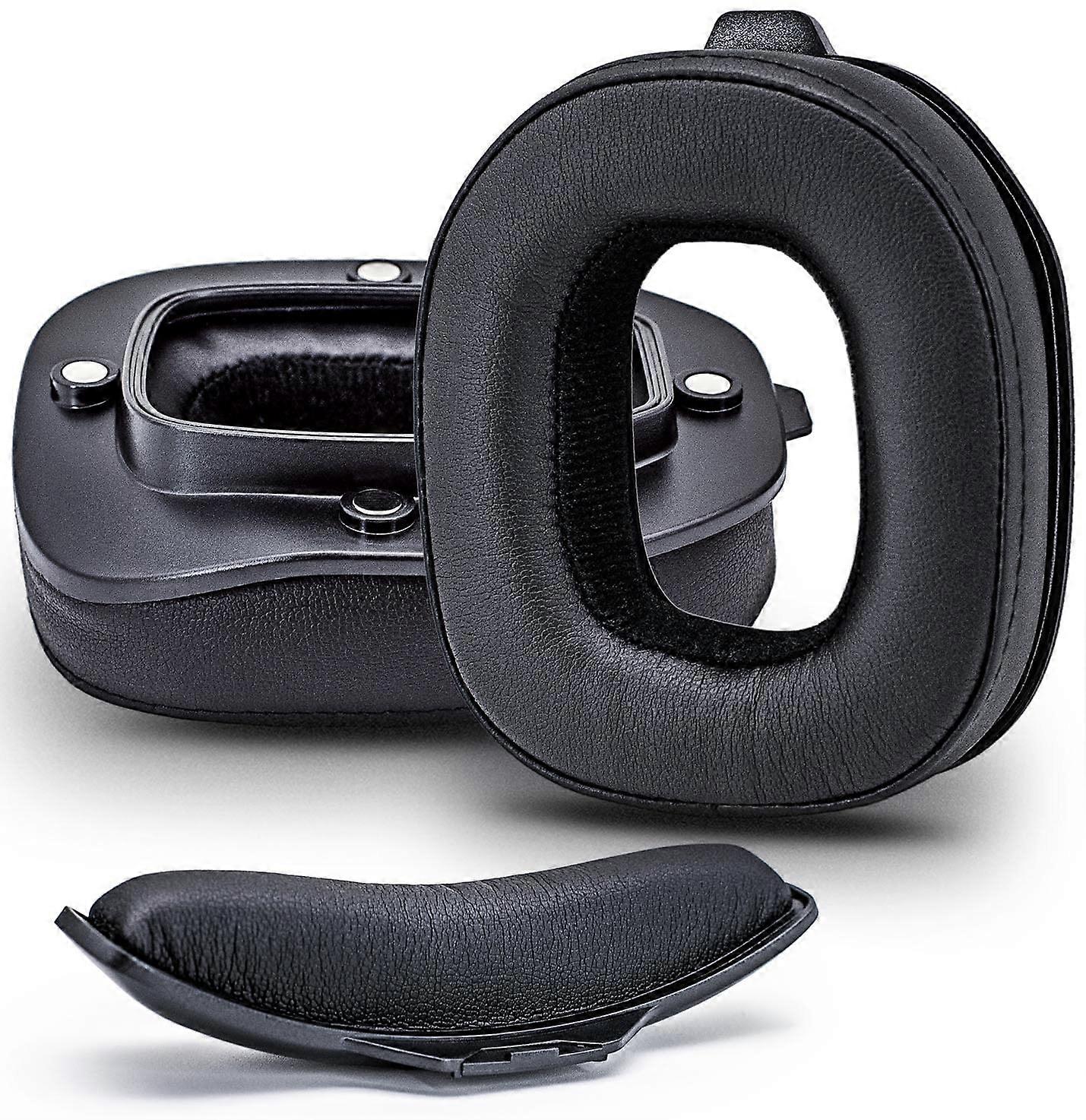 Replacement Ear Pads and Headband with Memory Foam Comfort and Leather Finish for Astro A40 TR