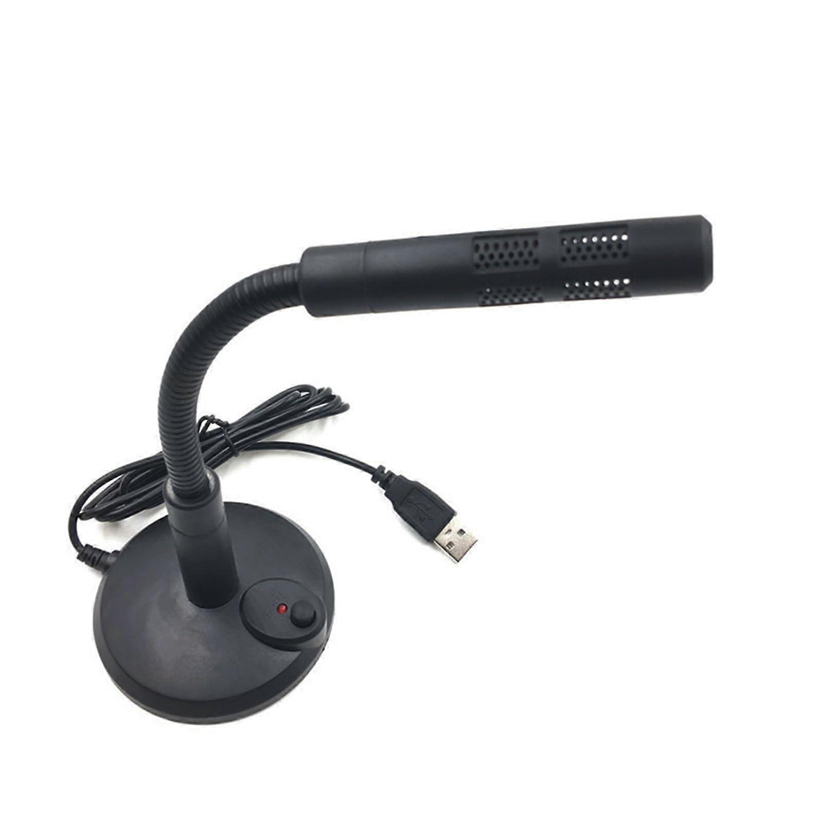 Portable USB Microphone For Desktop Computer External USB PC Microphone