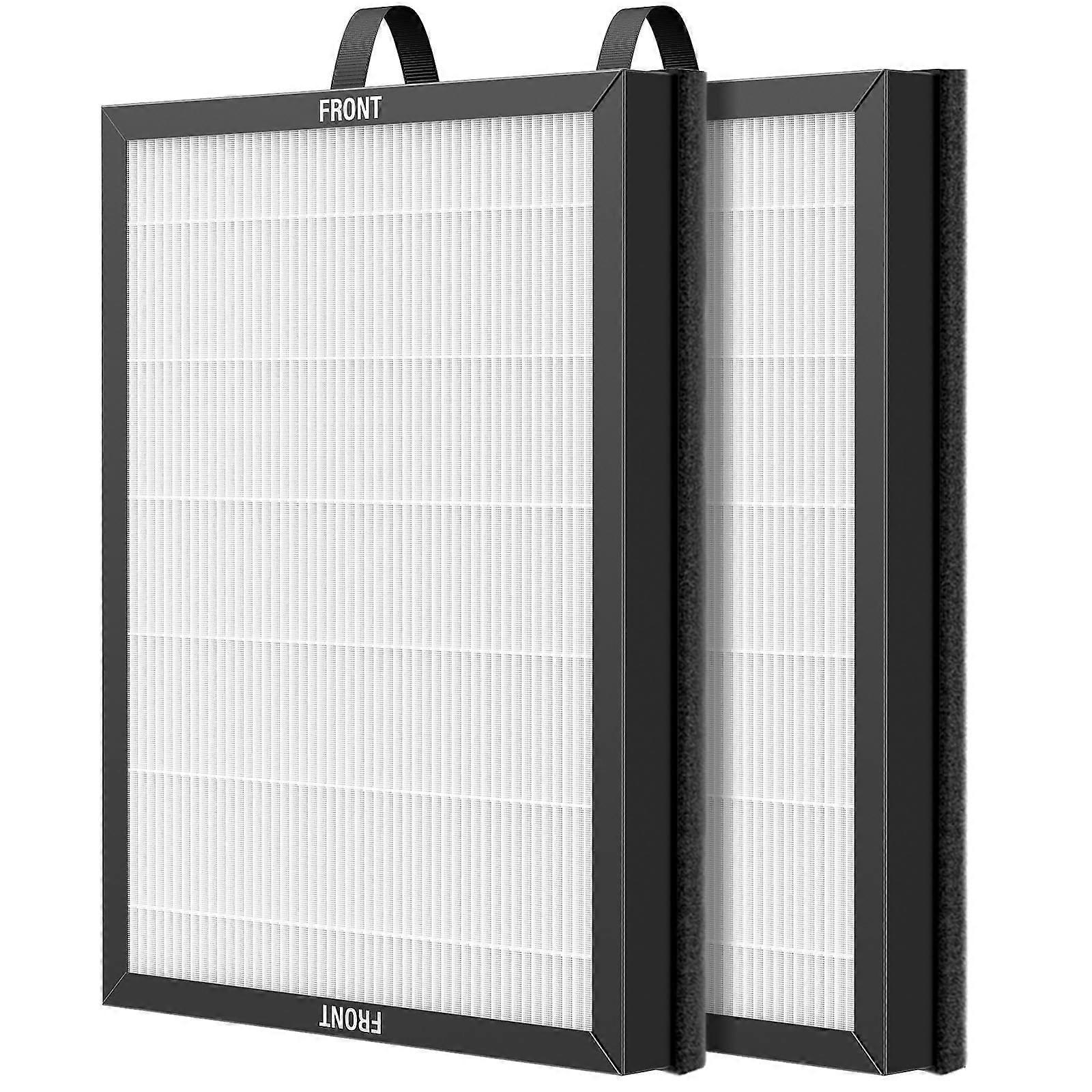 Air Purifier Replacement Filter for Mooka M200L, HEPA 2 Pack, Allergen and Odor Removal