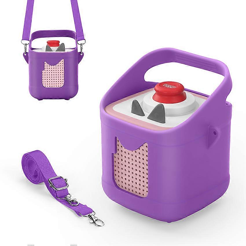 Silicone Case for Toniebox 2 - Shockproof Protective Cover 1PCS Purple Case Only