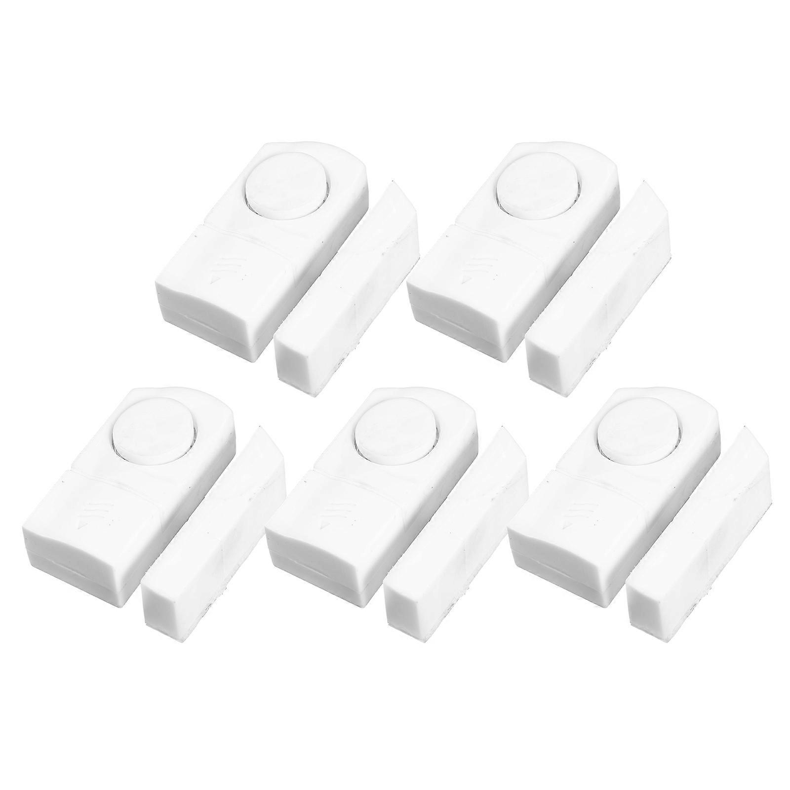 Door Sensor Door Open Bell for Home Use 10Pcs White Plastic Pack