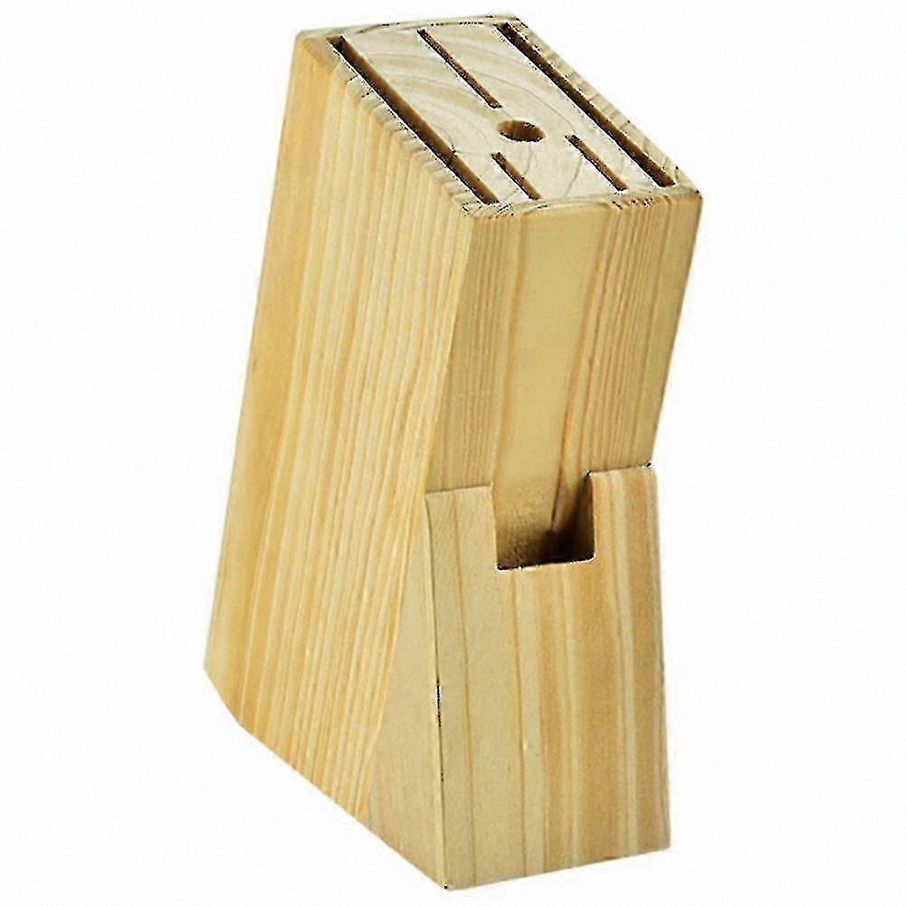 Bamboo Knife Block Holder Storage Rack Shelf Organizer for Kitchen Tools