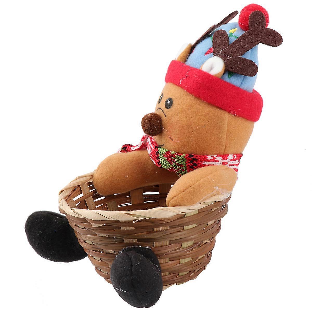 Christmas Candy Basket Small Storage Container for Candy Gift