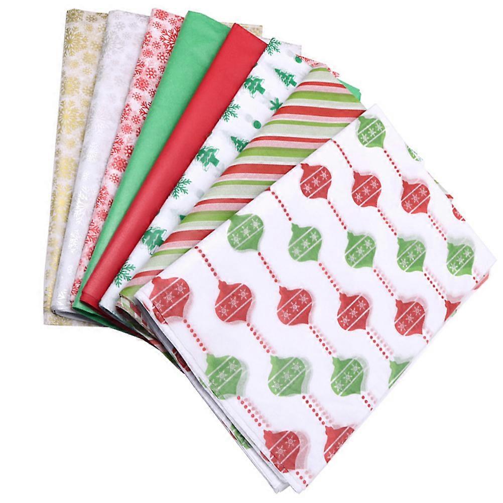 Assorted Color Christmas Wrapping Paper Gift Packaging Paper 50Pcs Pack