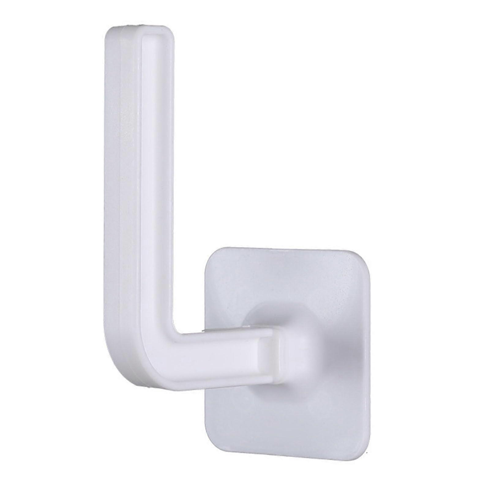 Wall Mounted Storage Hook Heavy Duty L Shaped Space Saving Design for Kitchen Bathroom Organization