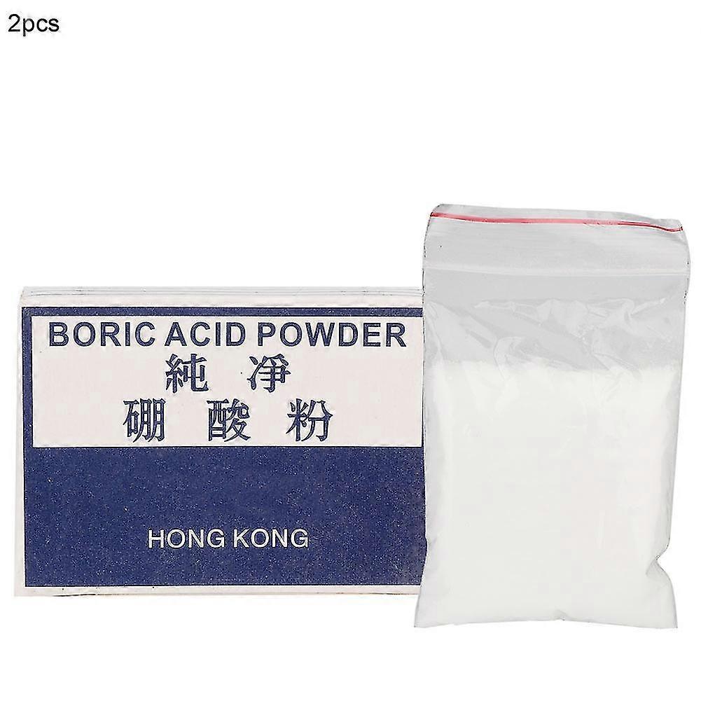 25-26 2 Boxes Boric Acid Powder Jewelry Cleaning Tool Welding Tool Processing Accessory