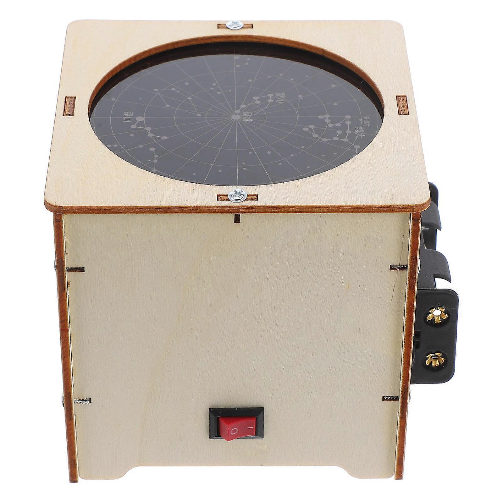 Star Projector Indoor Handmade Wood Light Projector 1Set