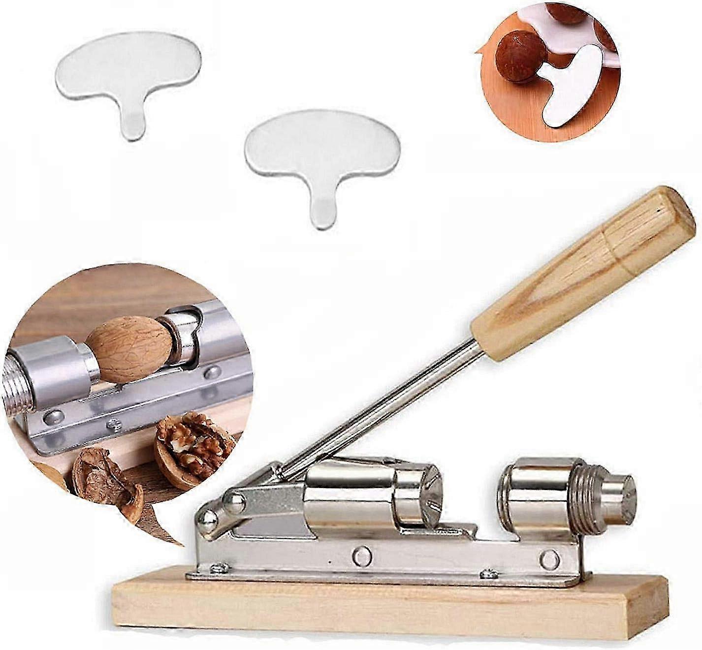 2026 Manual nutcracker, Christmas nutcracker, kitchen nut opener, wooden nutcracker, nutcracker