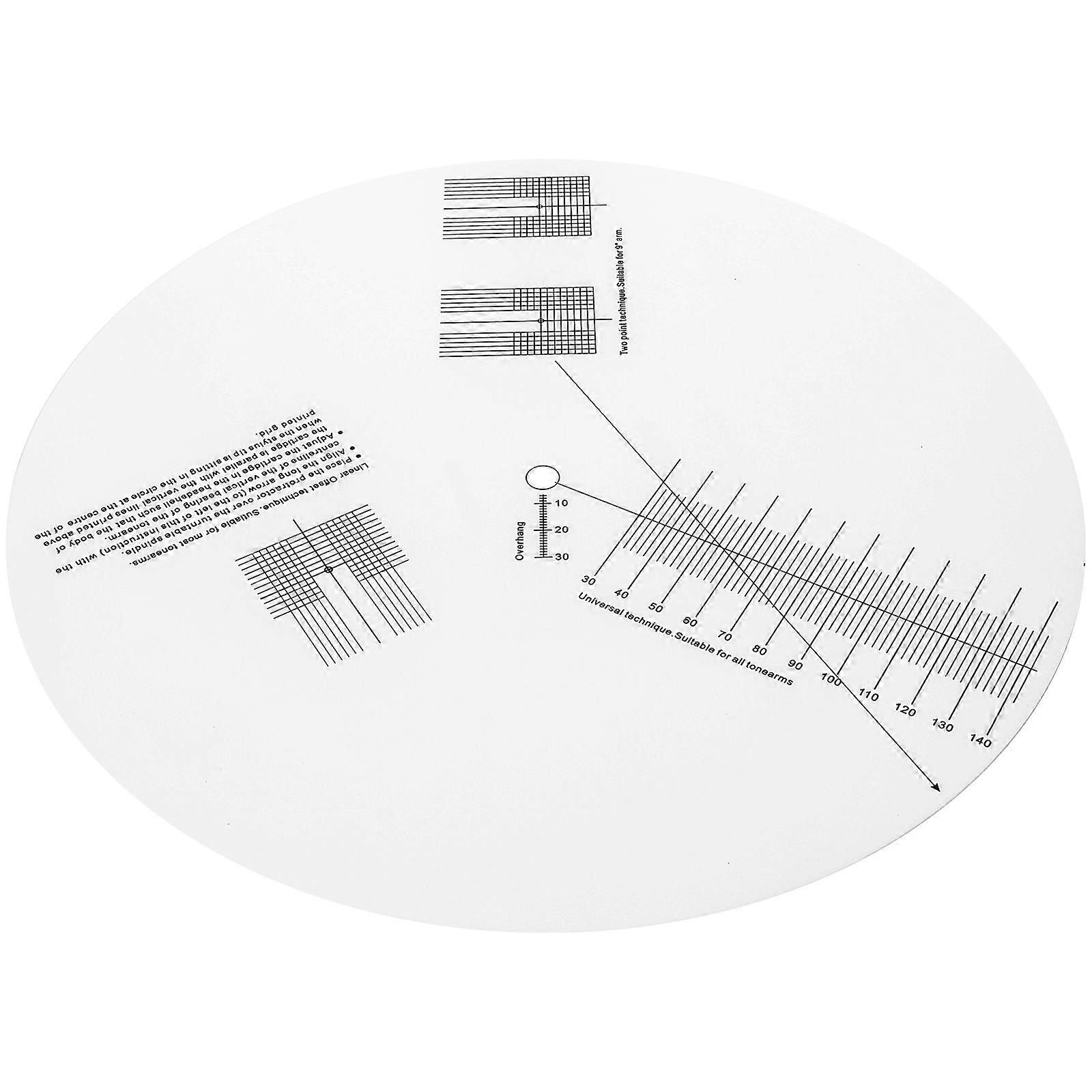 Vinyl Recorder Accessory Professional Pickup Calibration Plate 2Pcs