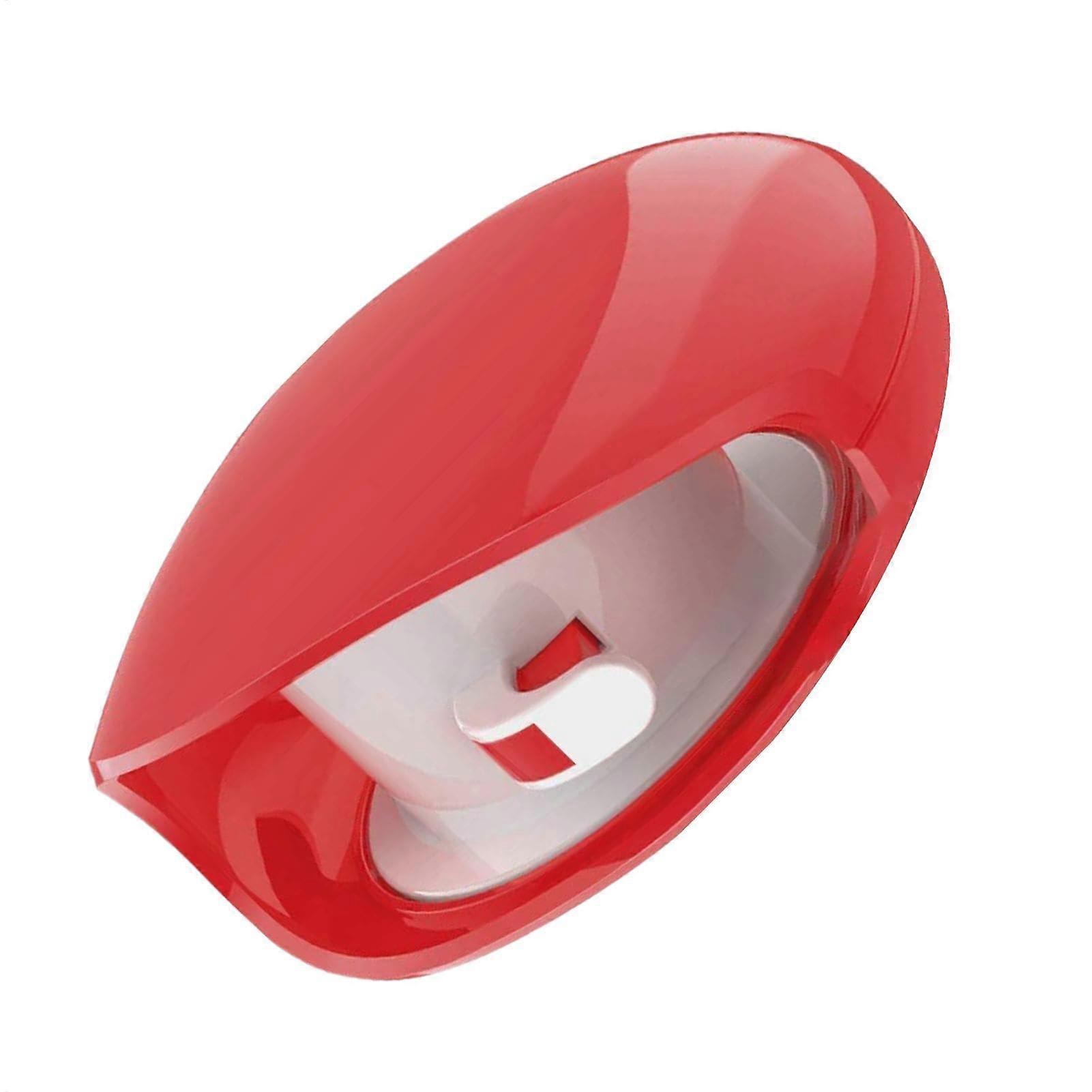 Automatic Cord Winder Cable Organizer for Earphones Tangle Retractable ABS Holder Red