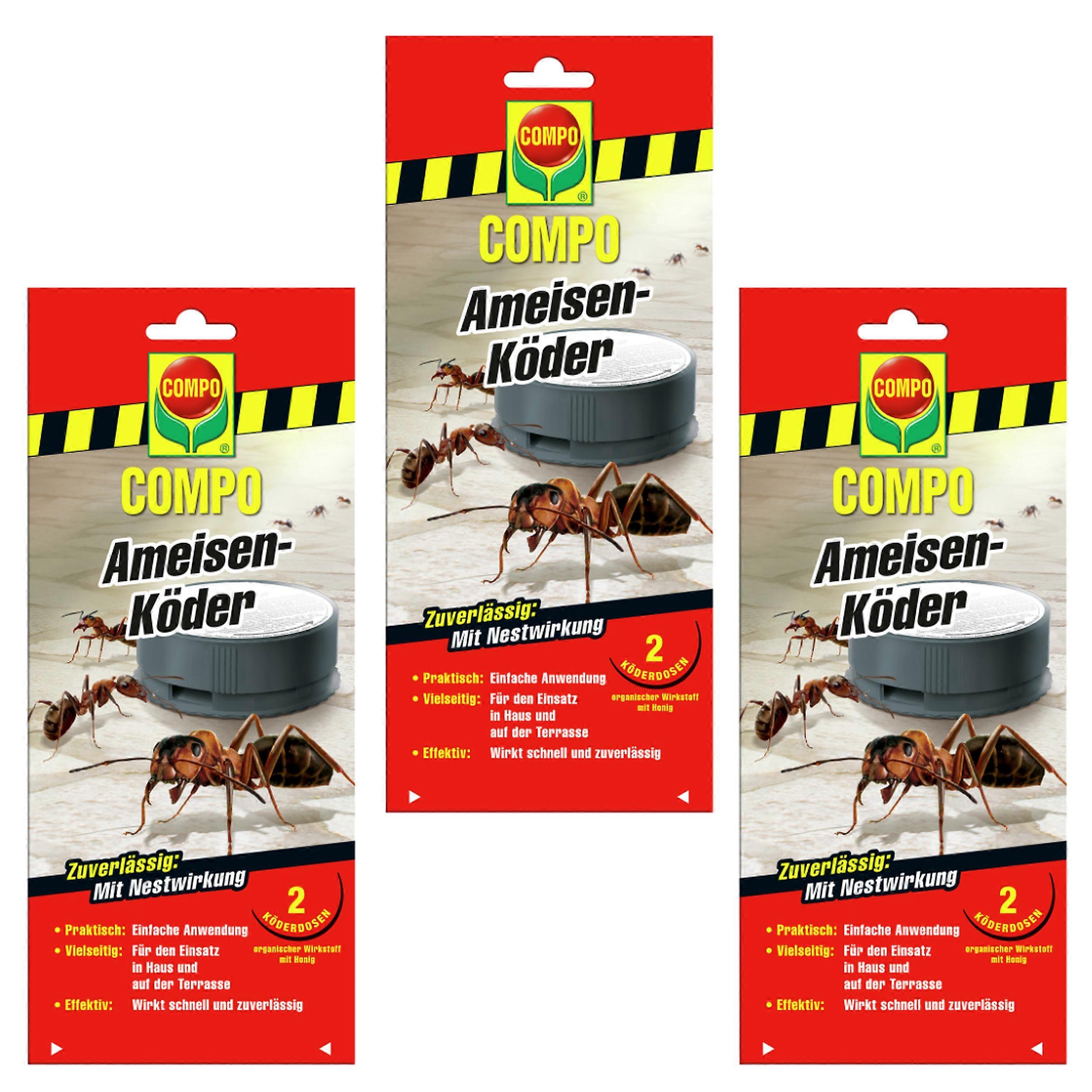 3 x COMPO Appât pour fourmis, 2 pièces