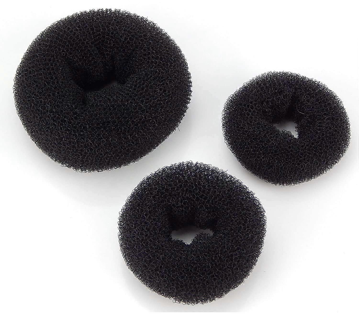 Hair Bun Maker Set Brown Chignon Donut Ring Bundle Small Medium Large for  Hairstyles