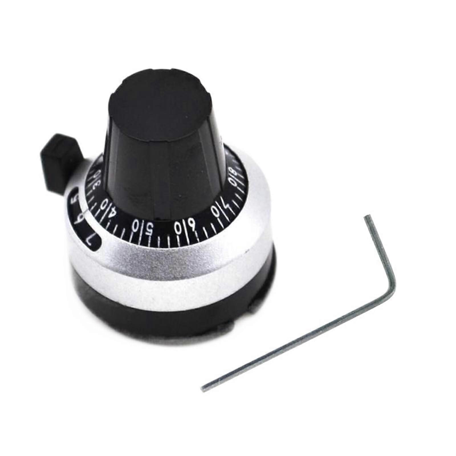 10pcs 3590S Rotary Potentiometer Knob Kit for Precise Voltage Adjustment and Durable Locking Design