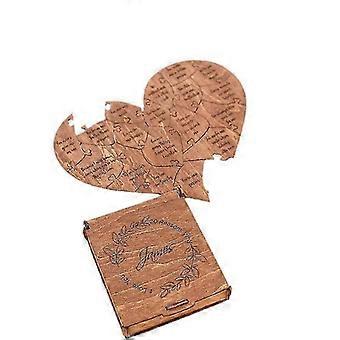 20 Reasons Why I Love You Wooden Heart Puzzle 25-26
