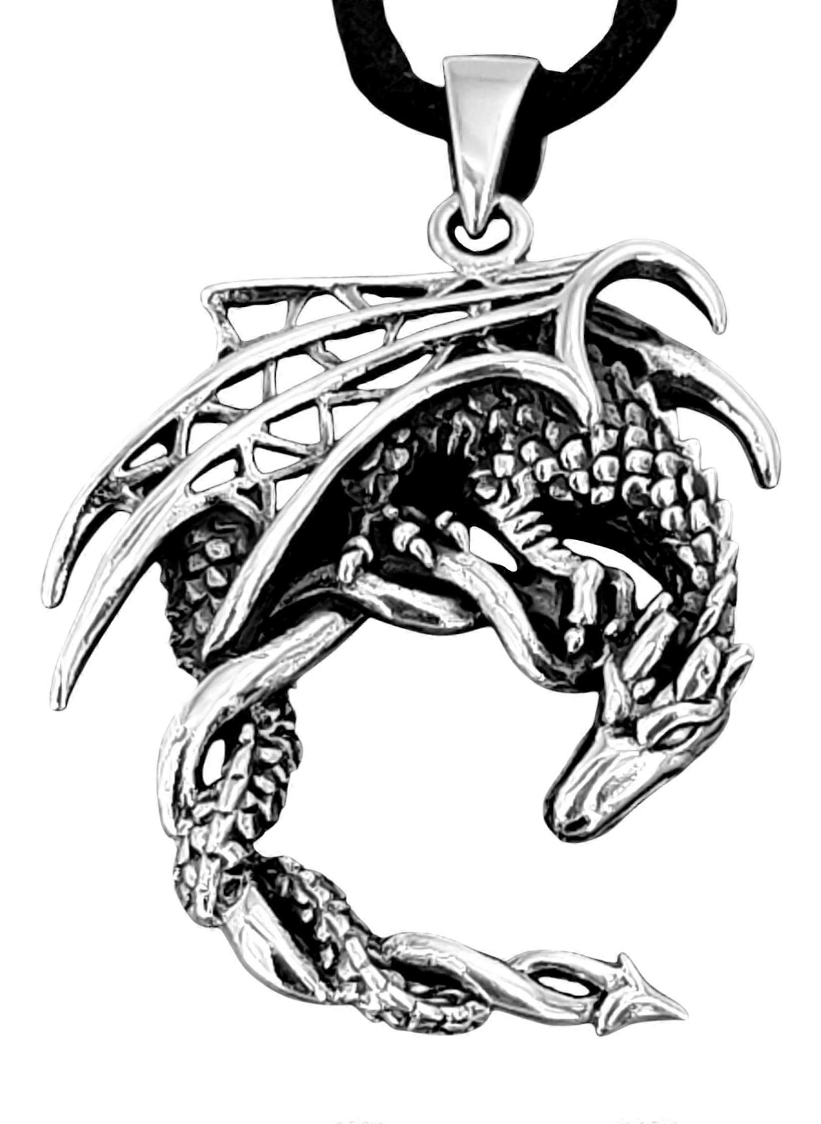 Dragon 288 cu Lanț Șarpe - Argintiu