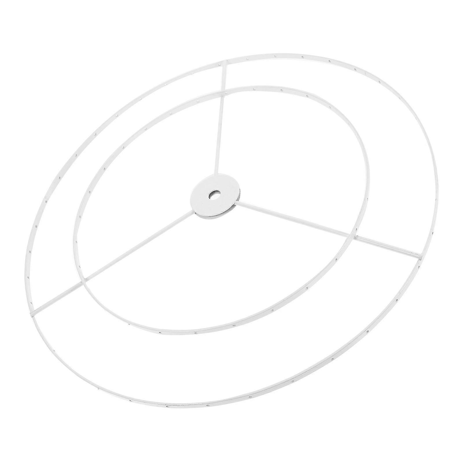 Durable Iron Frame Lamp Shade for DIY Table Lamp White E27 Light Accessories