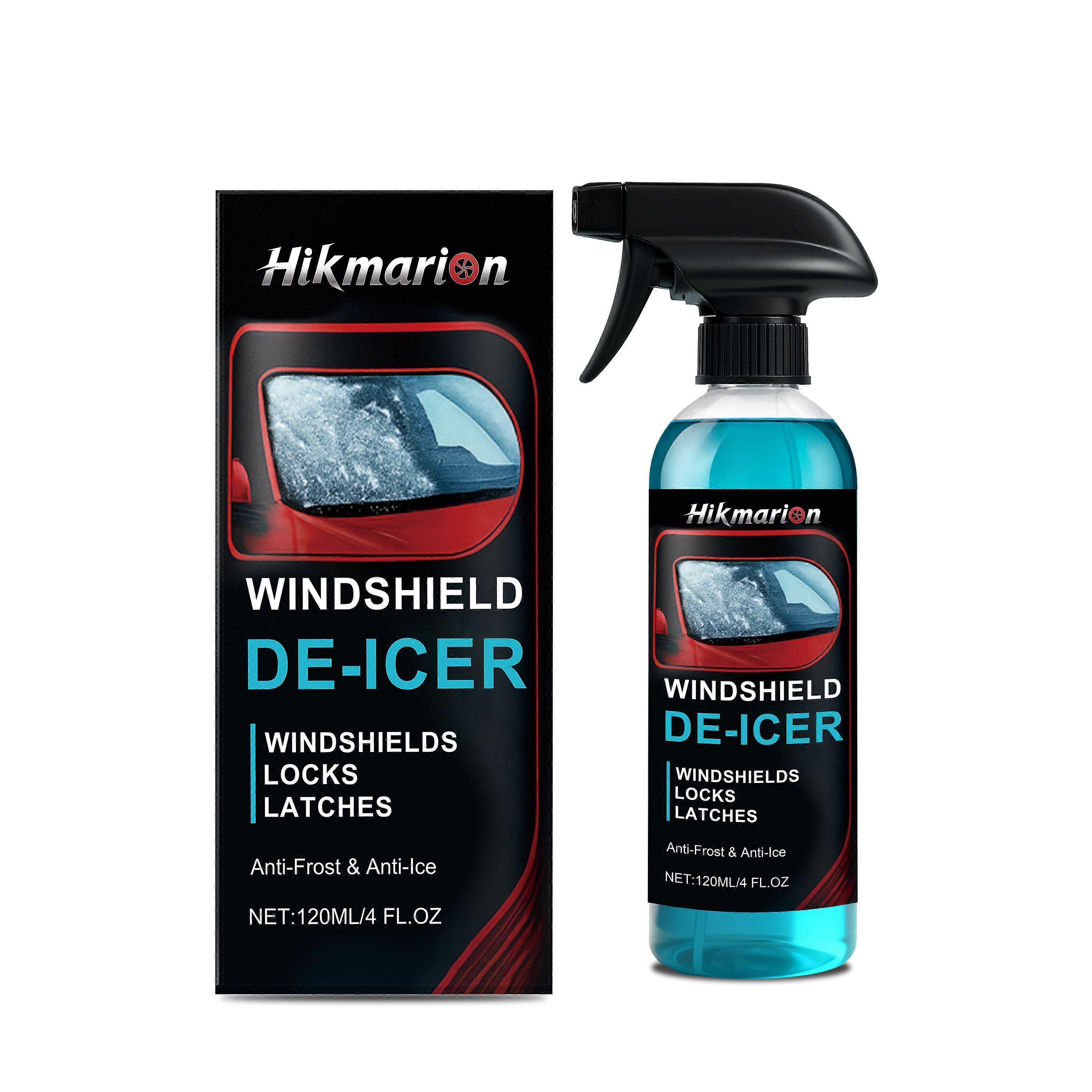 Hikmarion Windshield De-Icing Spray: A Clear View Multi-Surface De-Icing Spray For Car Glass
