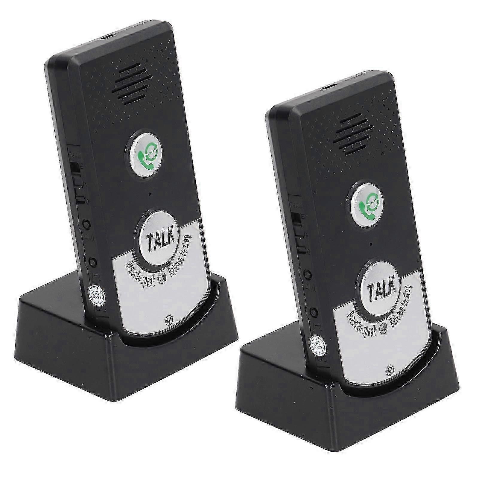 Wireless Intercom Unit, User Friendly Long Range Intercom Systems, Wireless Voice Intercom with 2 Way Call, Application for Home, Hotels, Restaurants
