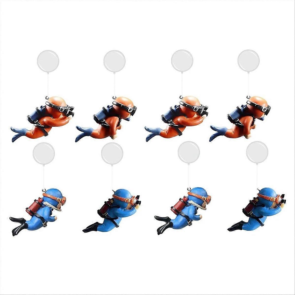 Fish Tank Decorations Accessories Floating Diver Aquarium Ornaments