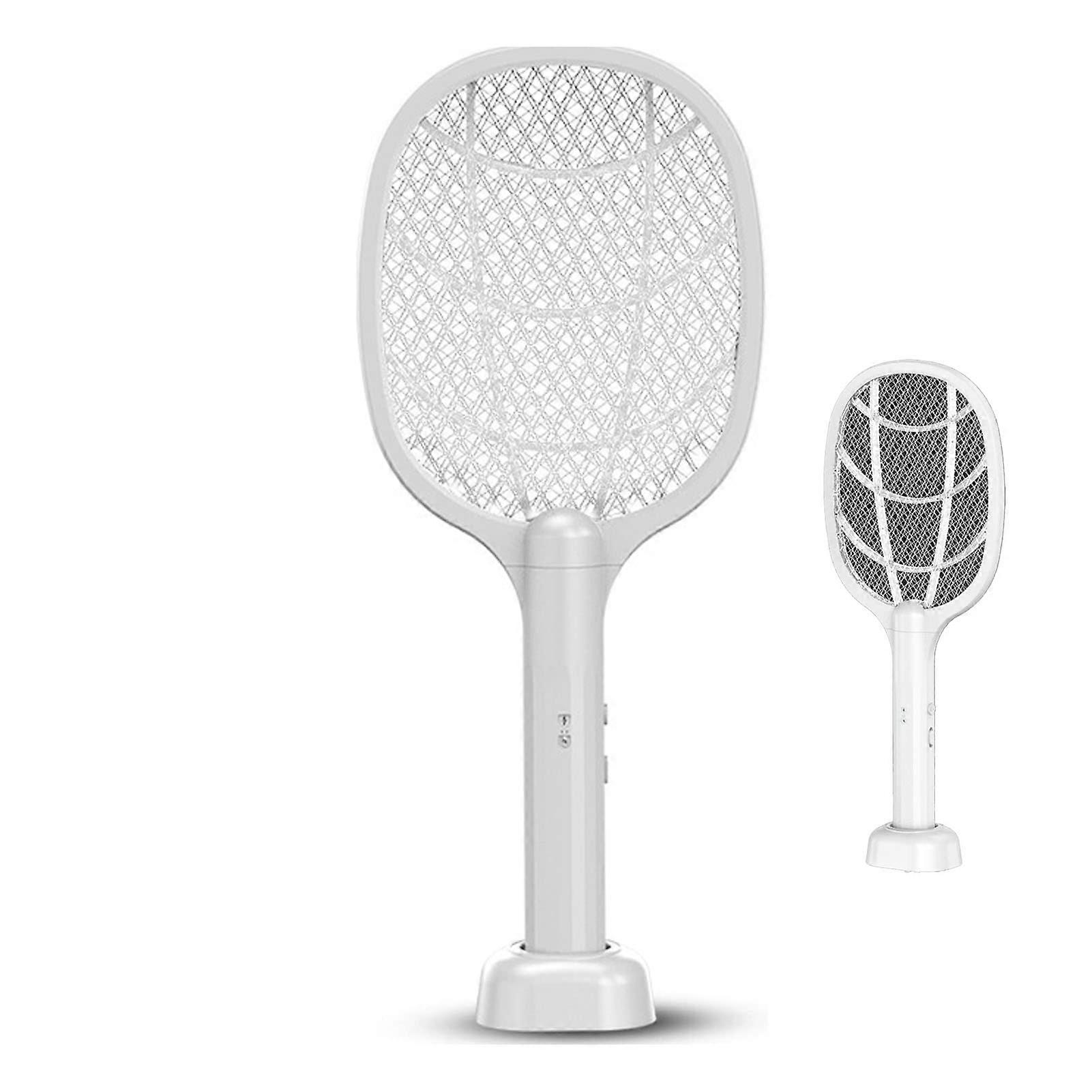 Electric Fly Swatter Bug Zapper Racket with Dual Mode Insect Control and Fast TypeC Charging