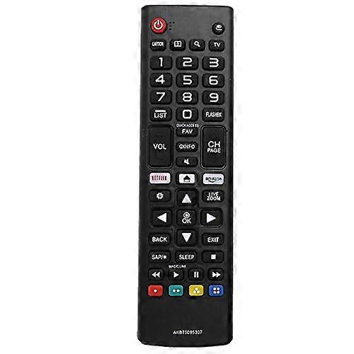 Replacement Remote with 2 in 1 Control, Netflix Button, 433MHz Universal for LG TV and Set Box