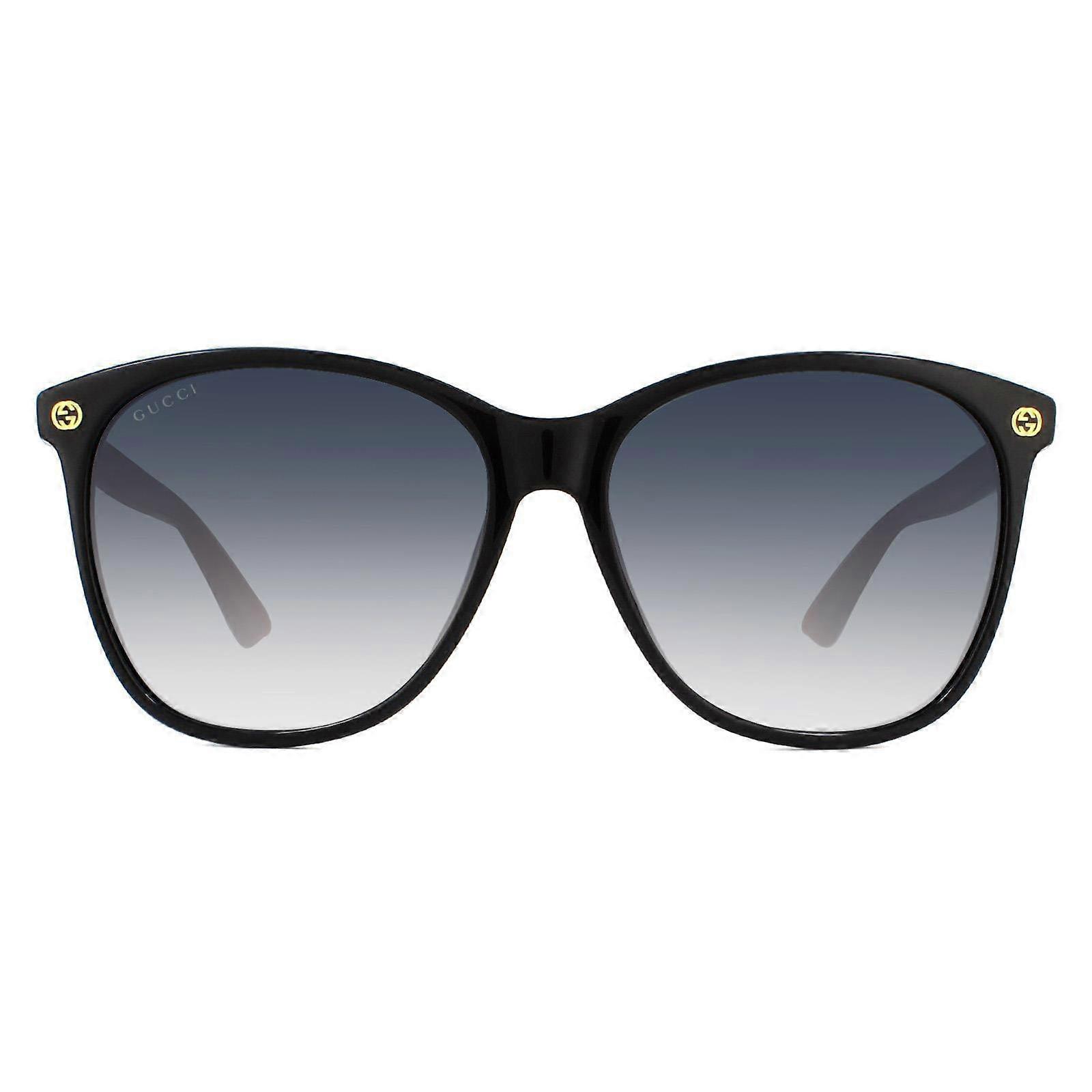 Gucci solbriller GG0024S 003 Sort brun grå gradient