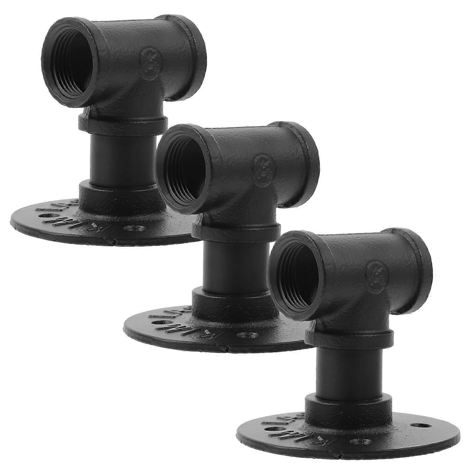 Red Rack Iron Decorative Wall Holder 3Pcs for Home Use