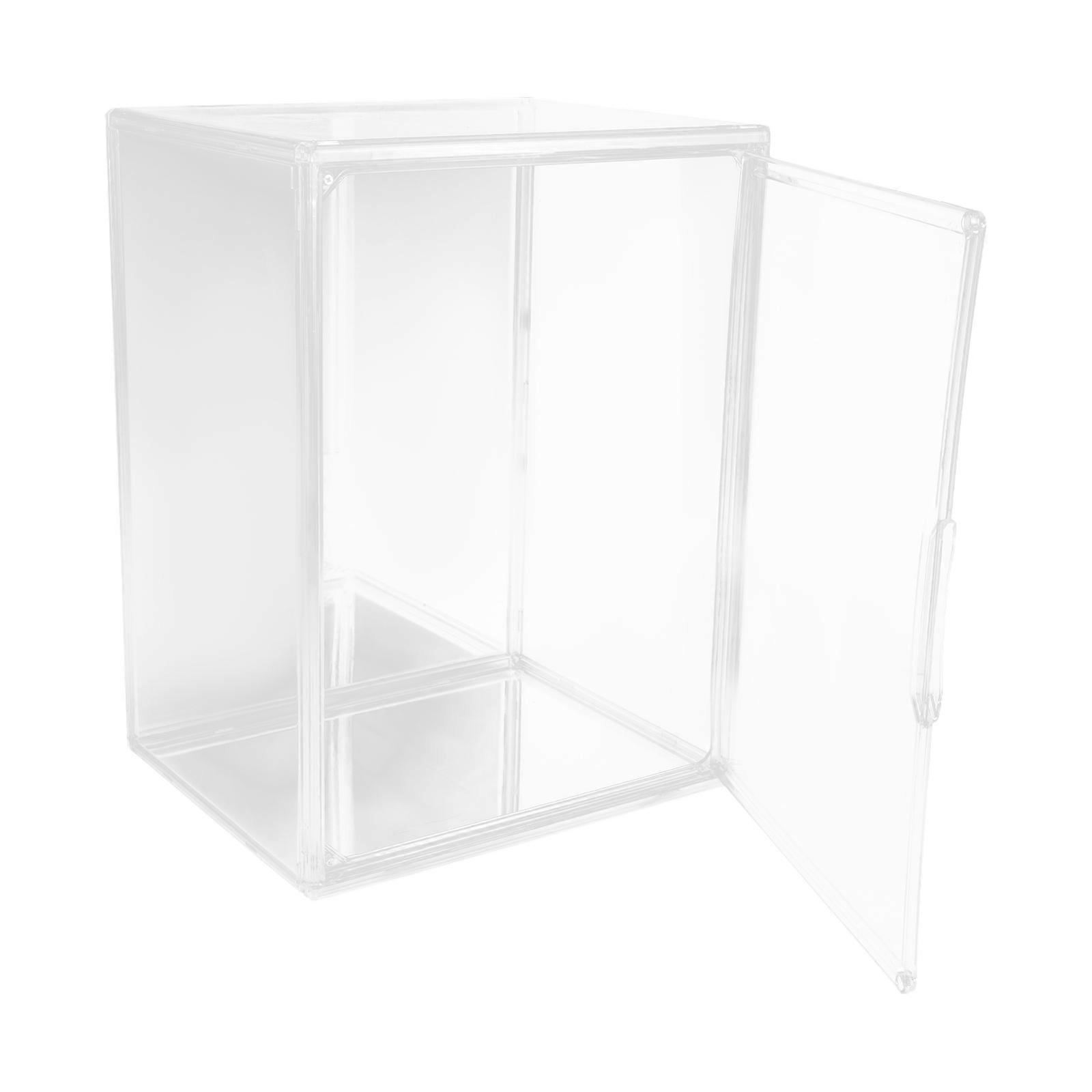 Clear Display Case Box Transparent Figurine Display Case for Storage Use
