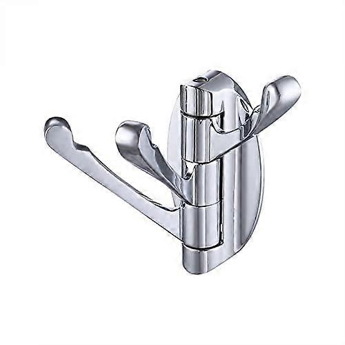 Swivel Towel Hook Foldable Wall Mounted Coat Hook Heavy Duty Chrome SpaceSaving Design